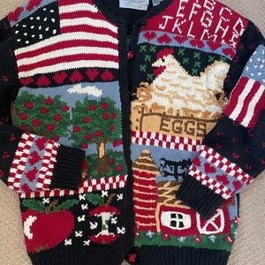 Signatures by Northern Isles hand knit sweater